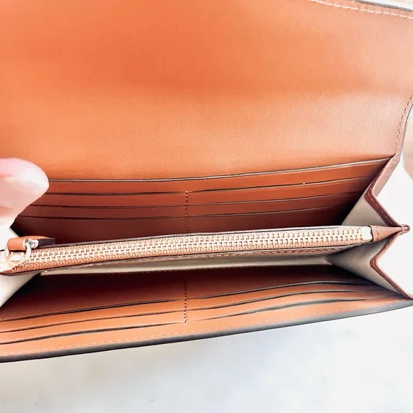 Lauren Ralph Lauren Brown Leather Wallet - Picture 6 of 8